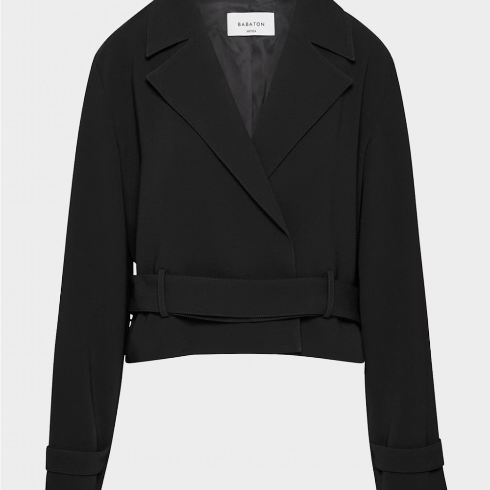 New with Tags✨ Black Postage Trench Coat